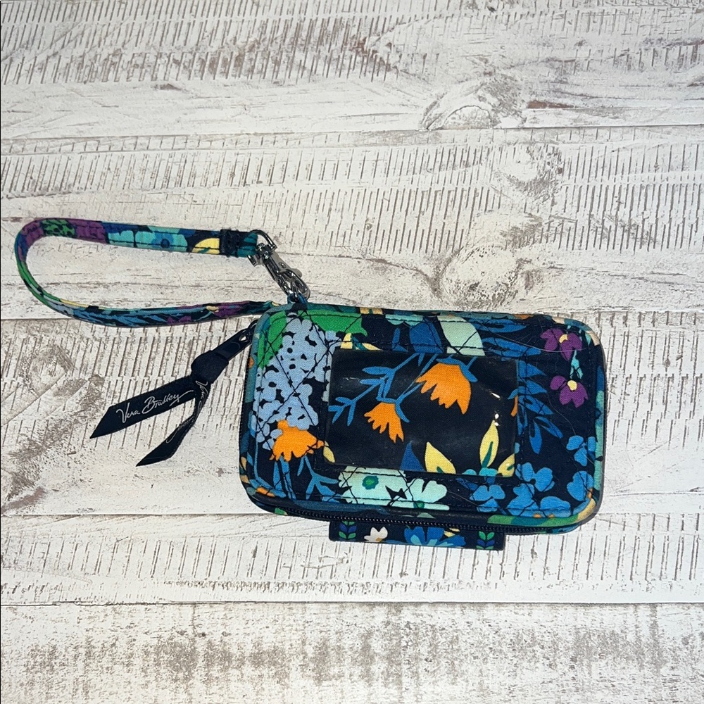 Vera Bradley Midnight Floral Wristlet/Wallet